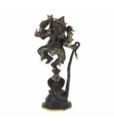 Figurina metal Ganesh cobra 25 cm